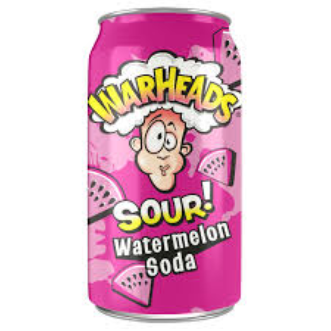 WARHEADS SOUR WATERMELON SODA 330ML
